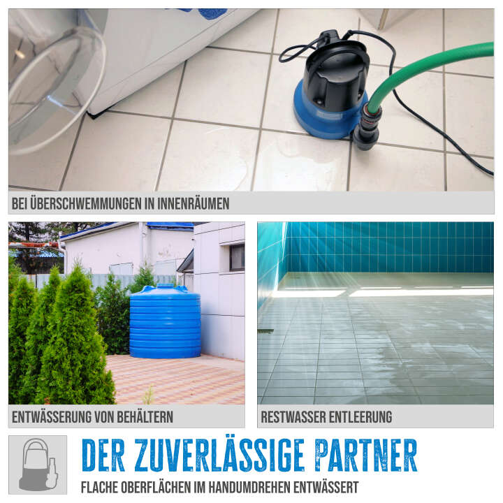 Güde Flachsaugerpumpe GFS 401 S